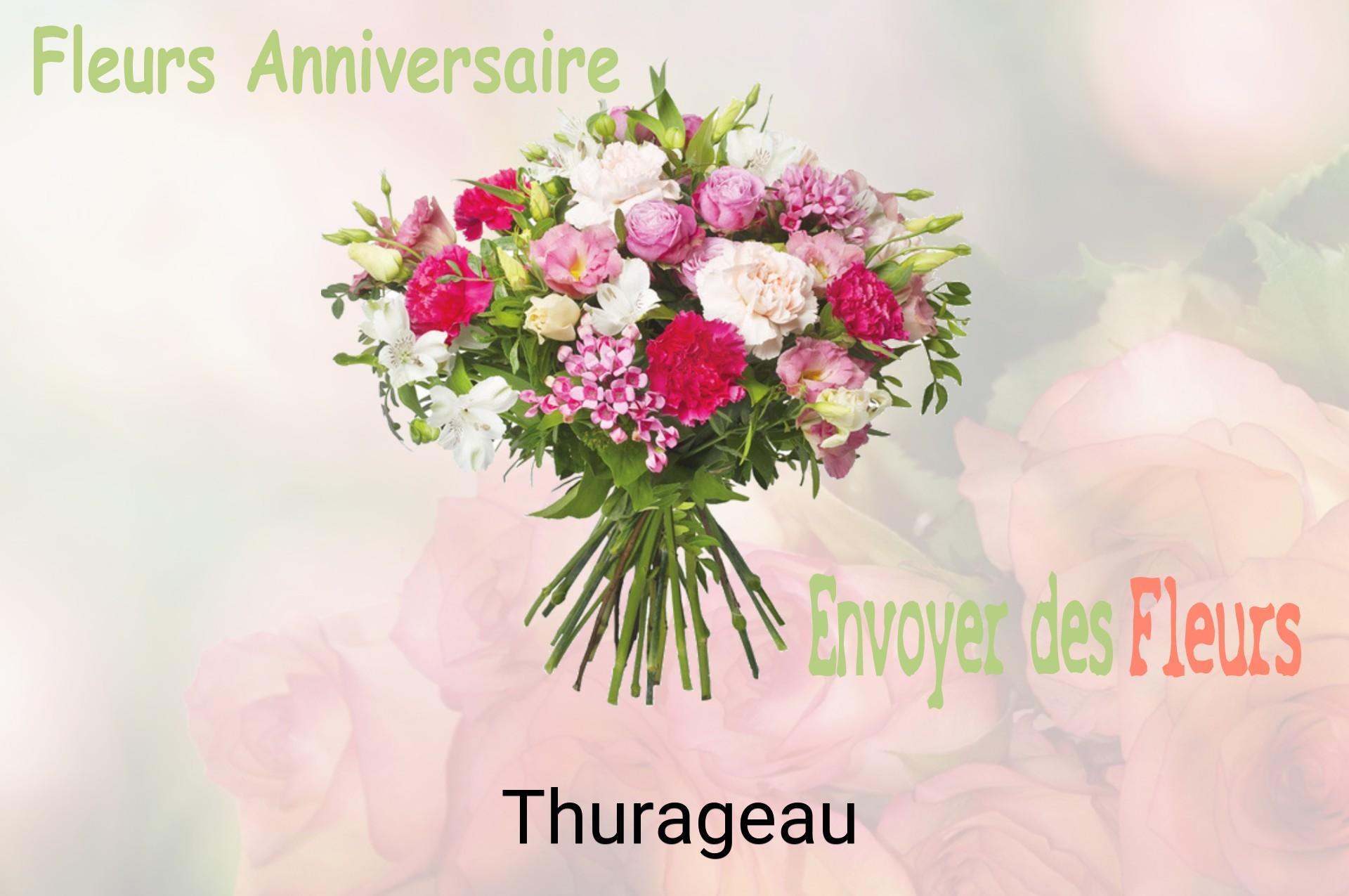Bouquet de fleurs d’anniversaire livré à Thurageau